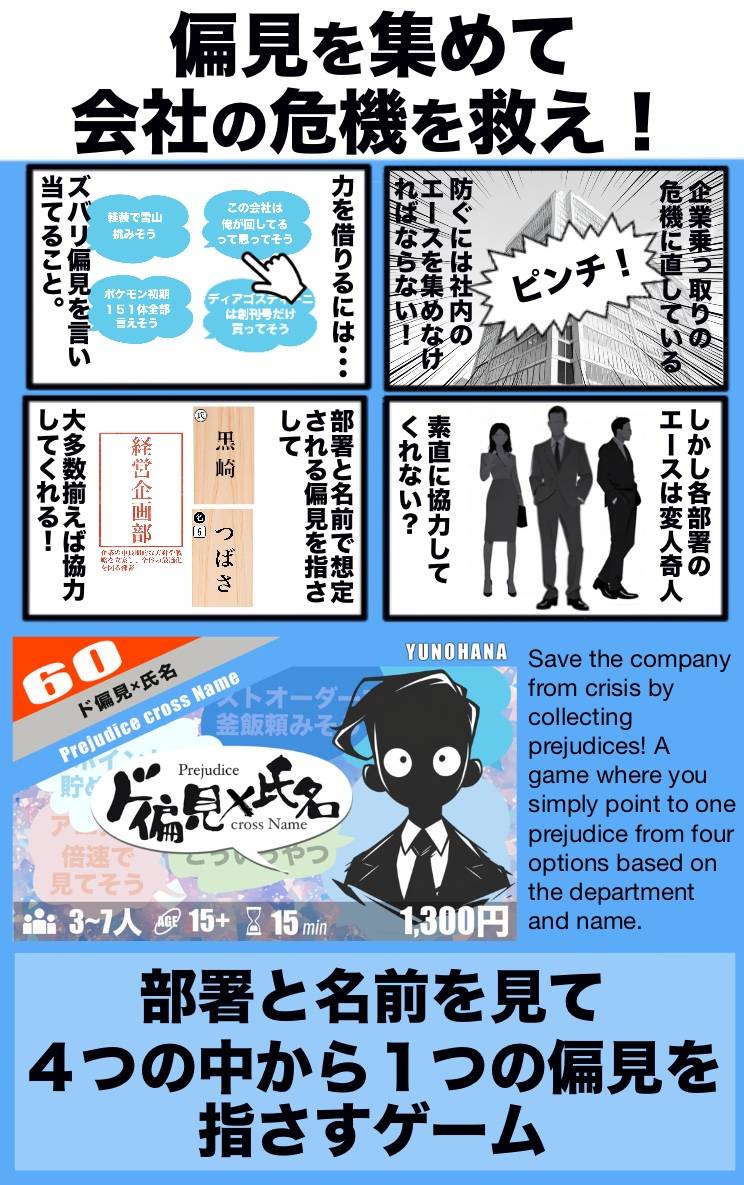 ド偏見×氏名　企業編　アップしました。